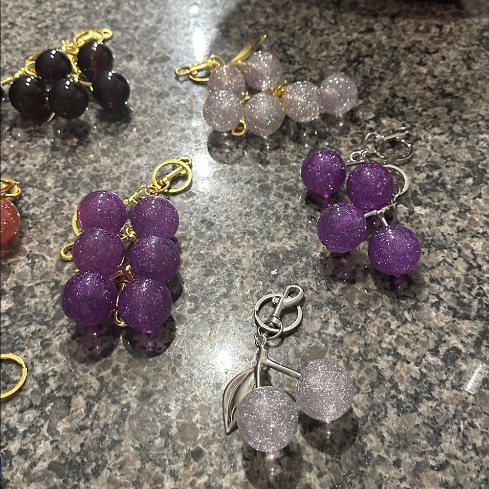 Cherry Dangle Keychain/Bagcharm - Picture 3 of 16